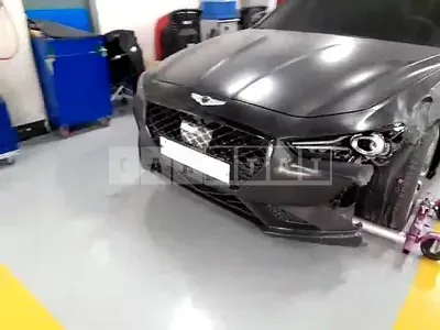 Photo 1 of 15: 2020 Genesis G70, VIN KMTG341ABLU060187 — Korean insurance auction
