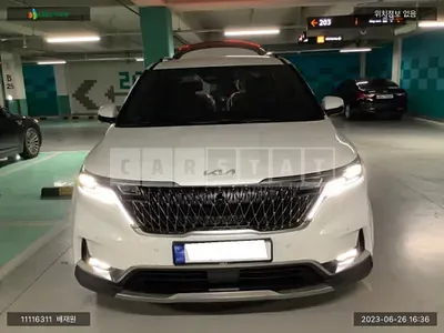 Photo 1 of 26: 2023 Kia Carnival, VIN KNANE81BBPS321215 — Korean insurance auction