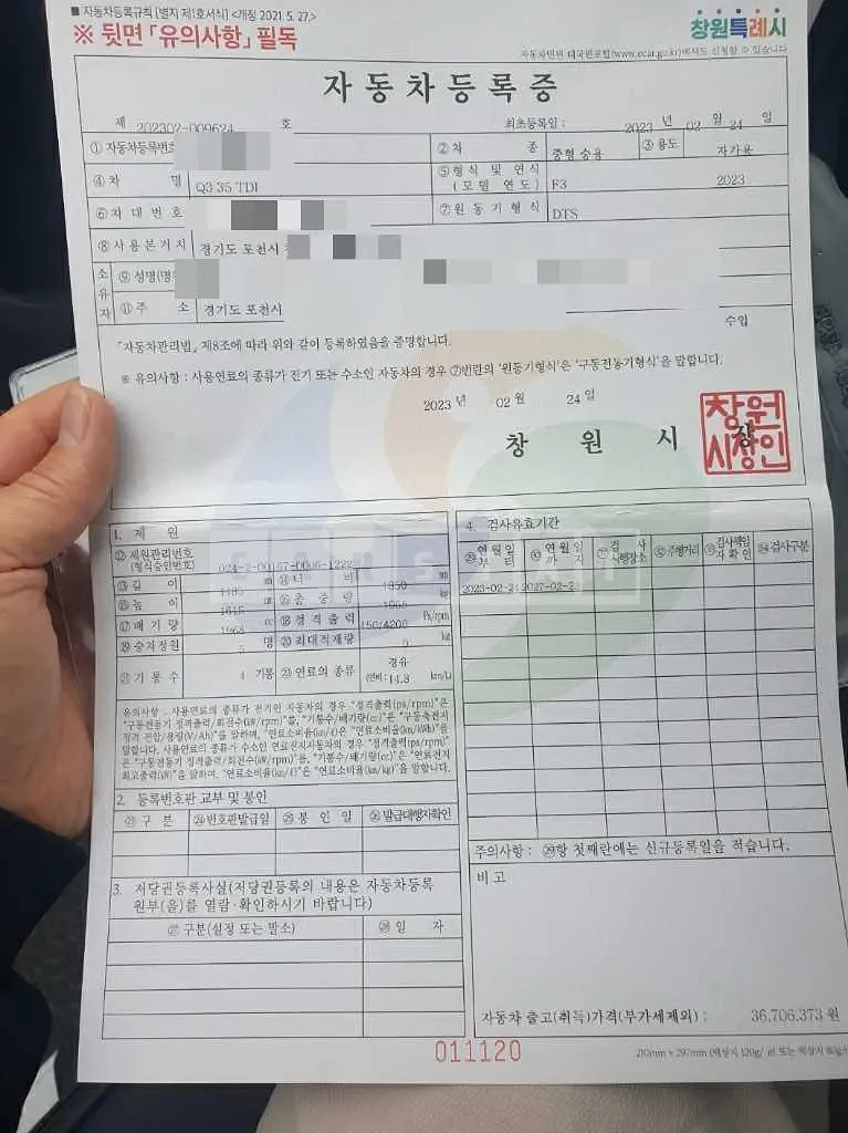 Photo 2 of 15: 2023 Audi Q3 35 TDI — Korean insurance auction