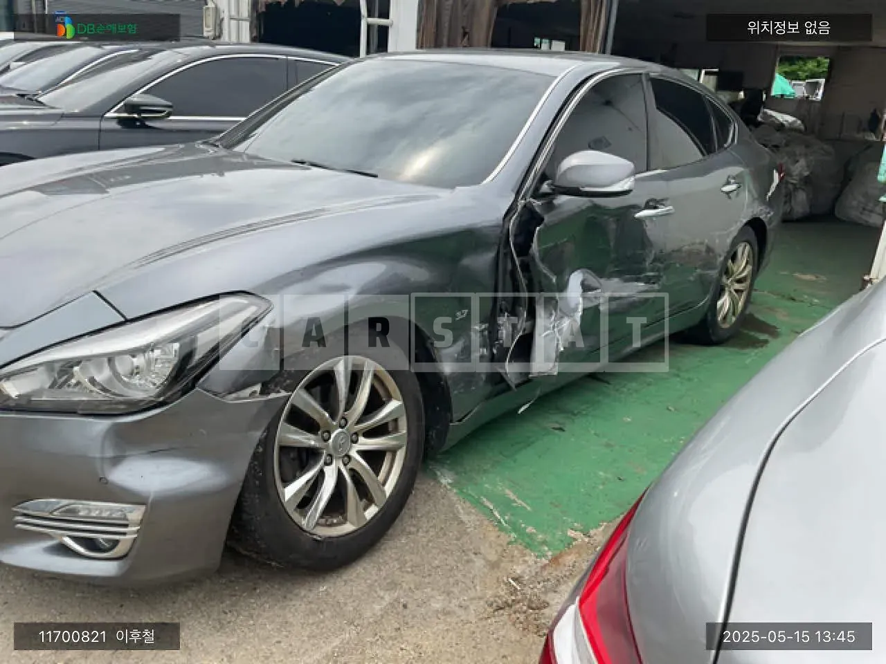 Photo 2 of 10: 2018 Infiniti Q70 3.7, VIN JNKBY11E3JM650063 — Korean insurance auction