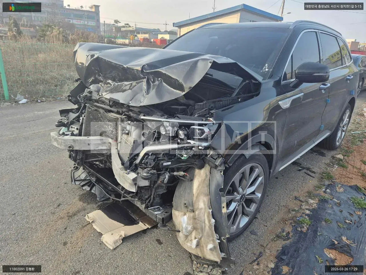 Photo 2 of 16: 2020 Kia Sorento, VIN KNARF81BGMA021043 — Korean insurance auction