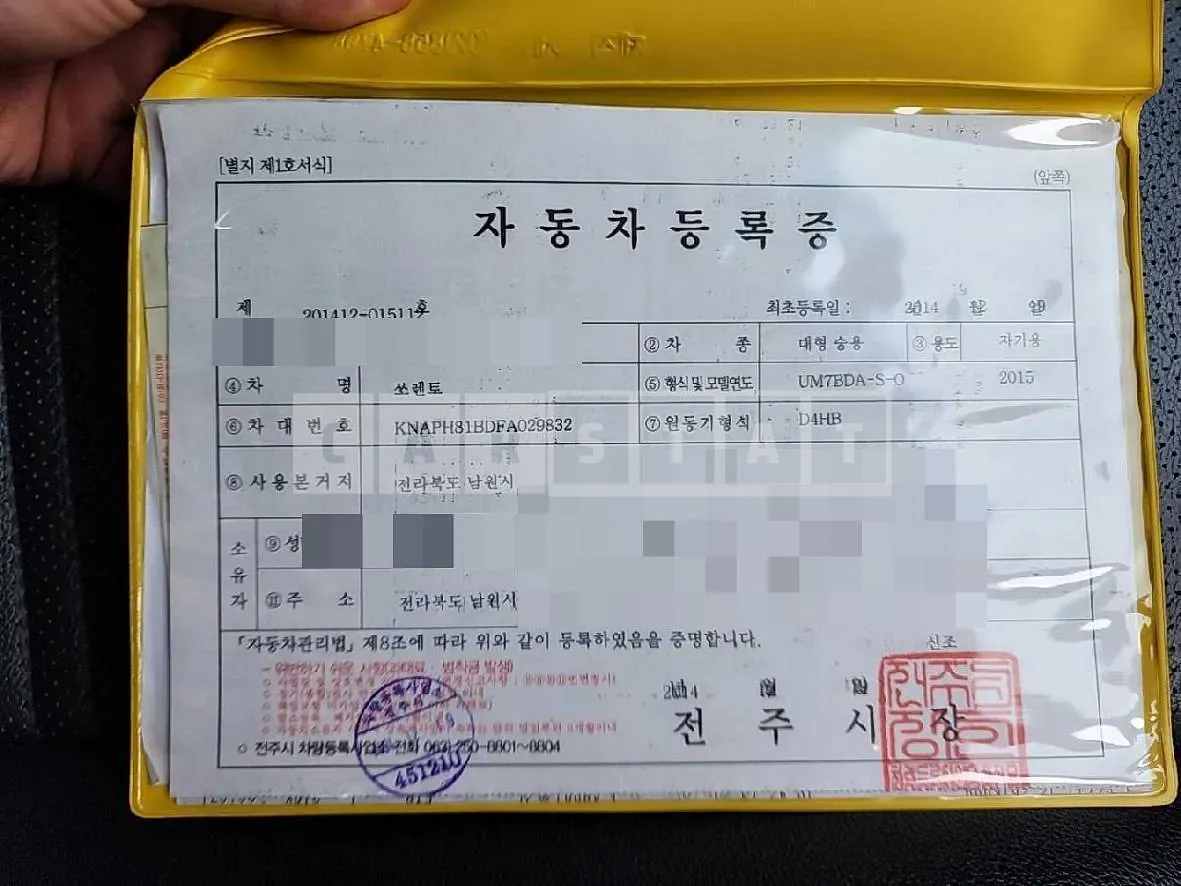 Photo 2 of 10: 2014 Kia Sorento 4WD — Korean insurance auction