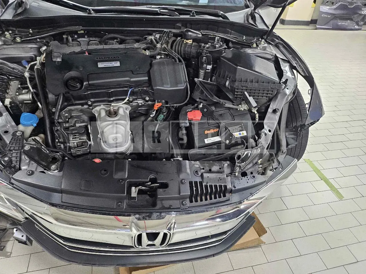 Photo 2 of 18: 2016 Honda Accord 2.4, VIN 1HGCR2680GA511503 — Korean insurance auction