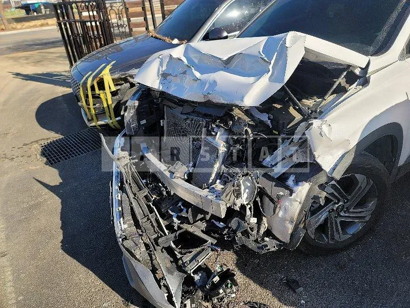 Photo 2 of 7: 2021 Hyundai Santa Fe, VIN KMHS381HGMU332250 — Korean insurance auction