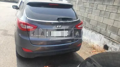 Photo 1 of 7: 2015 Hyundai Tucson, VIN KMHJT81VDFU055991 — Korean insurance auction