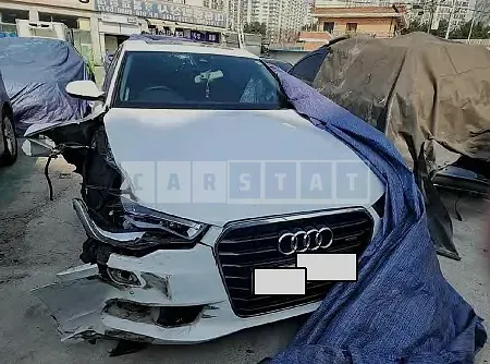 Photo 2 of 9: 2015 Audi A6 45 TDI quattro, VIN WAUZZZ4G2FN011891 — Korean insurance auction