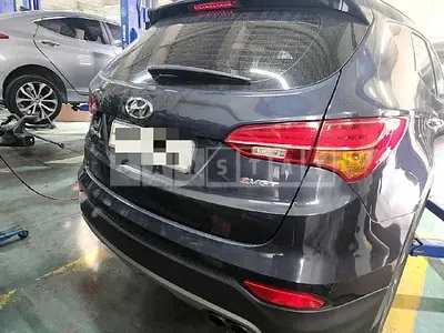 Photo 1 of 10: 2015 Hyundai Santa Fe 2.0, VIN KMHSW81UBFU481237 — Korean insurance auction