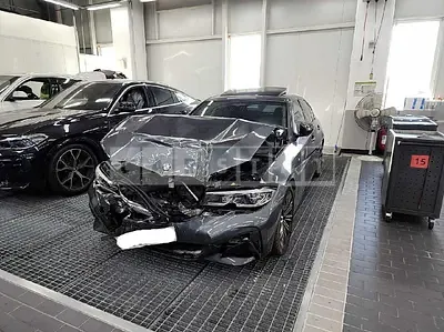 Photo 1 of 15: 2020 BMW 320d M Sport Package, VIN WBA5V5106LFJ54181 — Korean insurance auction