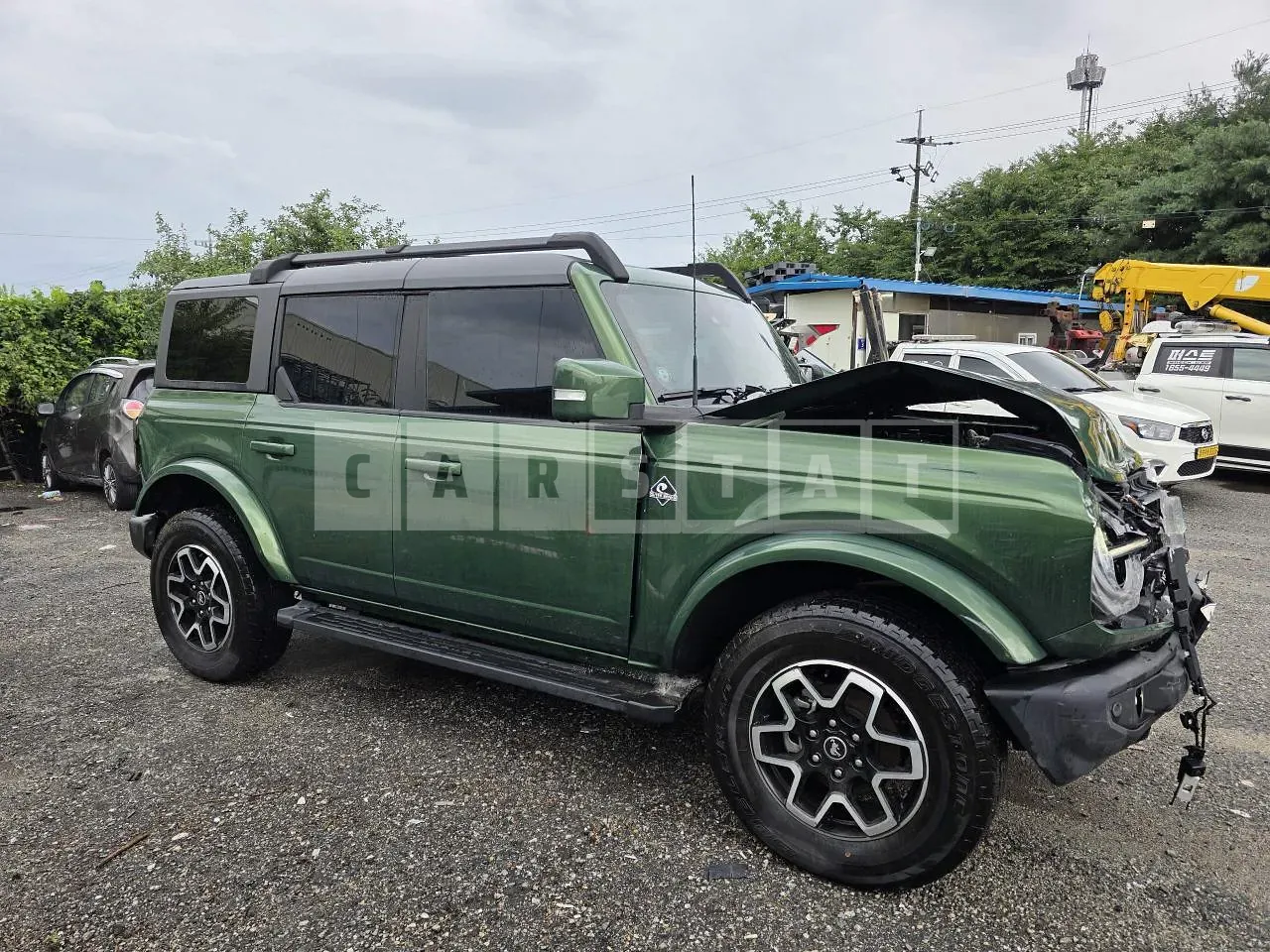 Photo 2 of 8: 2023 Ford Bronco 2.7, VIN 1FMEE5DP9PLB68736 — Korean insurance auction