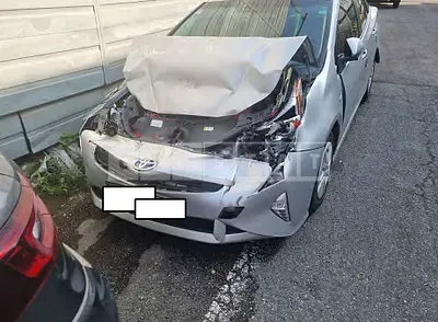 Photo 1 of 14: 2018 Toyota Prius, VIN JTDKBRFU4J3074331 — Korean insurance auction