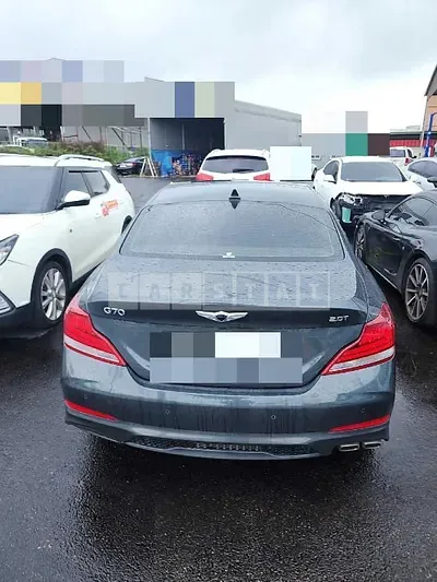 Photo 1 of 80: 2019 Genesis G70, VIN KMTG341ABKU039249 — Korean insurance auction