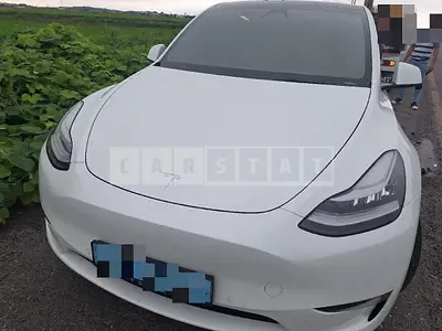 Photo 1 of 12: 2021 Tesla Model Y Long Range — Korean insurance auction