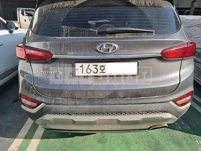 Photo 1 of 48: 2019 Hyundai Santa Fe, VIN KMHS381ABLU247383 — Korean insurance auction