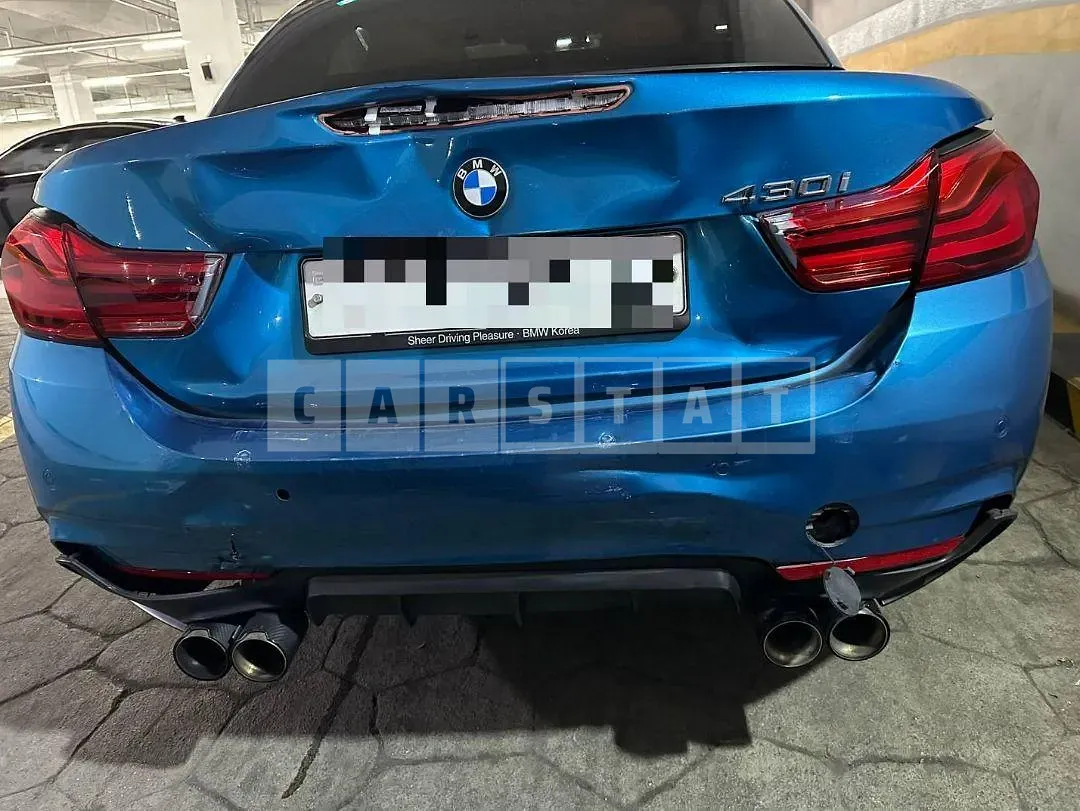 Photo 2 of 30: 2018 BMW 430i Convertible, VIN WBA4Z1101JEF34706 — Korean insurance auction
