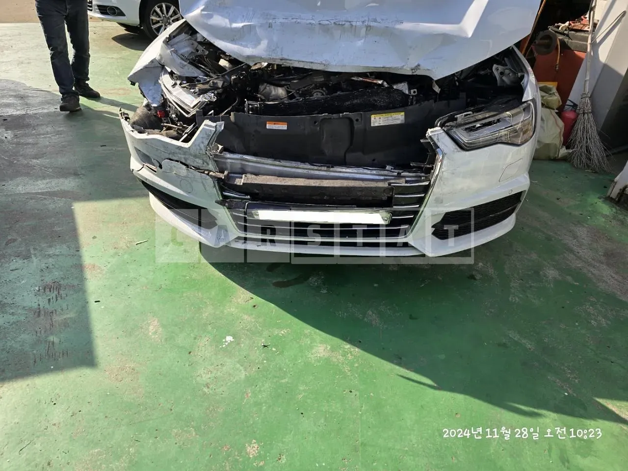 Photo 2 of 16: 2018 Audi A6 35 TDI, VIN WAUZZZ4G4JN114660 — Korean insurance auction