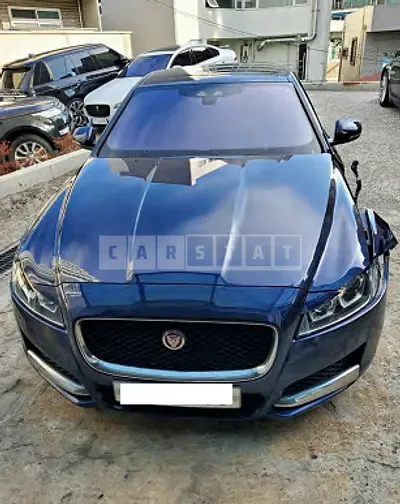 Photo 1 of 7: 2018 Jaguar XF 20d, VIN SAJBB4BN3JCY64237 — Korean insurance auction