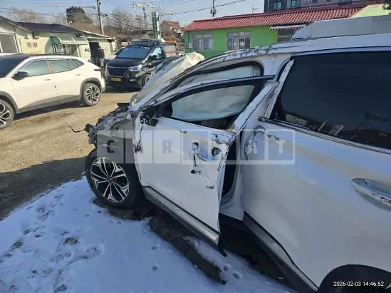 Photo 2 of 15: 2020 Hyundai Santa Fe, VIN KMHS381ABLU199985 — Korean insurance auction