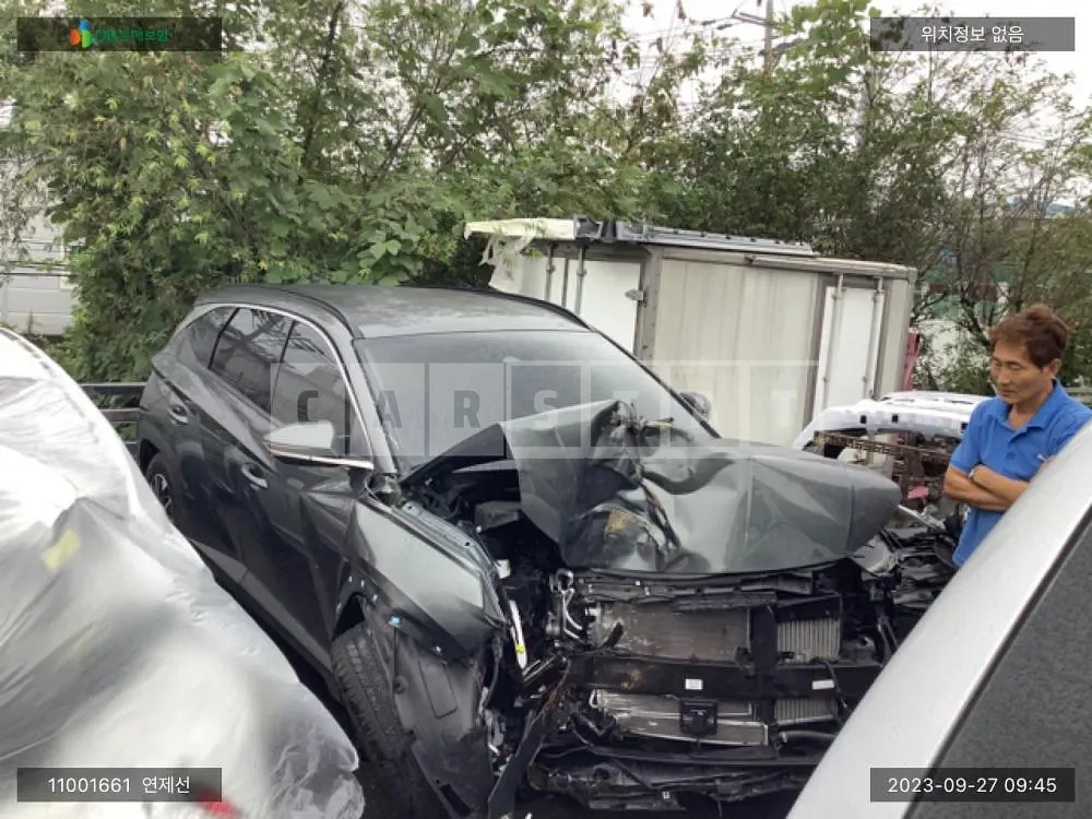 Photo 2 of 20: 2022 Hyundai Tucson Hybrid, VIN KMHJE811BPU098865 — Korean insurance auction