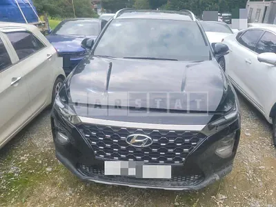 Photo 1 of 7: 2019 Hyundai Santa Fe, VIN KMHS281BDKU020129 — Korean insurance auction