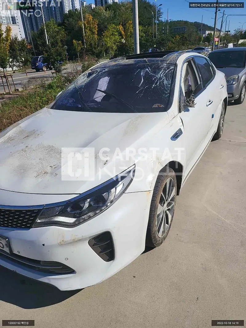 Photo 2 of 14: 2016 Kia K5, VIN KNAGU416BHA151594 — Korean insurance auction