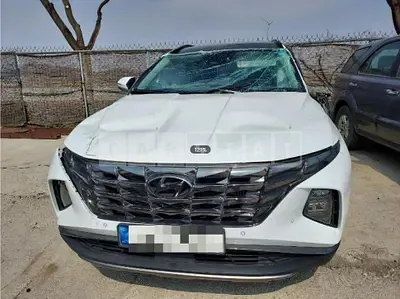 Photo 1 of 10: 2020 Hyundai Tucson Hybrid, VIN KMHJE811BMU000886 — Korean insurance auction