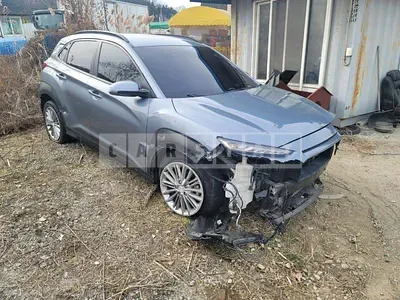Photo 1 of 12: 2019 Hyundai Kona, VIN KMHK3816GJU239353 — Korean insurance auction