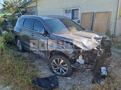 Photo 1 of 13: 2019 Hyundai Santa Fe, VIN KMHS281CBKU142045 — Korean insurance auction