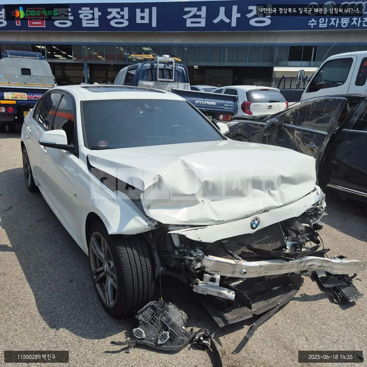 Photo 2 of 7: 2016 BMW 320d, VIN WBA8C5100HK643239 — Korean insurance auction