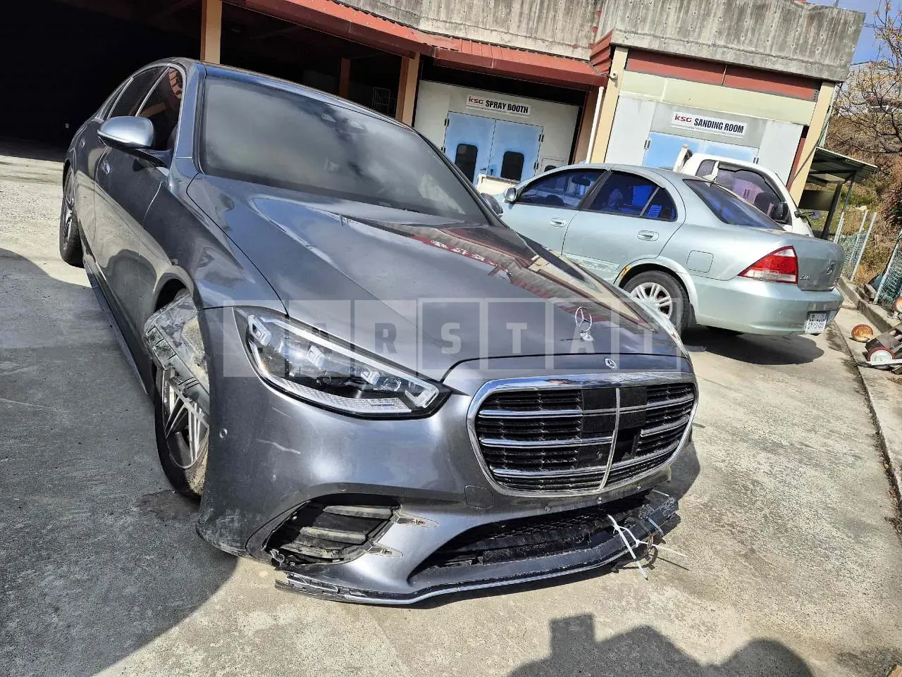 Photo 2 of 21: 2022 Mercedes-Benz S400 d, VIN W1K6F3DB9NA102345 — Korean insurance auction