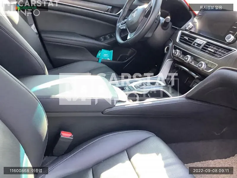 Photo 2 of 9: 2021 Honda Accord Hybrid, VIN 1HGCV3690MA510453 — Korean insurance auction