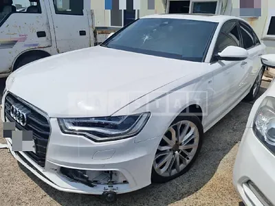 Photo 1 of 8: 2015 Audi A6 45 TDI quattro, VIN WAUZZZ4G4FN023282 — Korean insurance auction