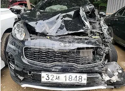 Photo 1 of 12: 2016 Kia Sportage, VIN KNAPN813BGK009779 — Korean insurance auction