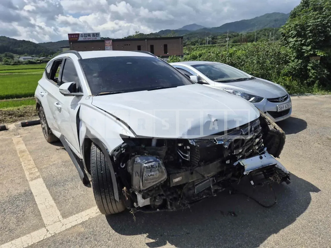 Photo 2 of 23: 2021 Hyundai Tucson Hybrid, VIN KMHJE811BNU042536 — Korean insurance auction