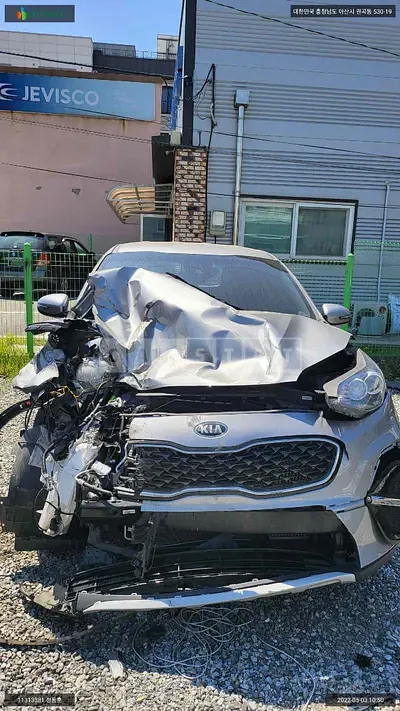 Photo 1 of 15: 2019 Kia Sportage, VIN KNAPL812GKK675041 — Korean insurance auction