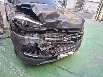 Photo 1 of 6: 2018 Hyundai Tucson, VIN KMHJ281ABJU770824 — Korean insurance auction