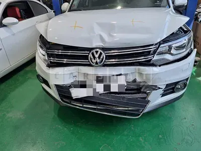 Photo 1 of 20: 2015 Volkswagen Tiguan 2.0 TDI Blue Motion, VIN WVGZZZ5NZFW606280 — Korean insurance auction