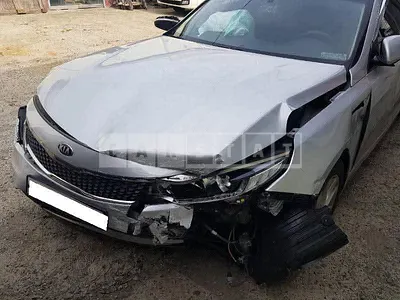 Photo 1 of 14: 2016 Kia K5, VIN KNAGX415GGA059544 — Korean insurance auction