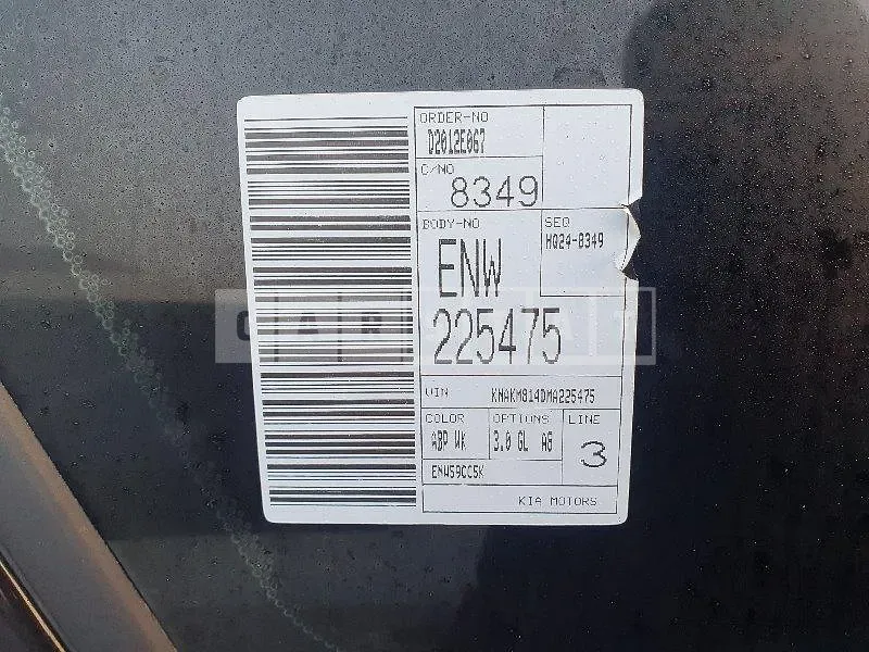 Photo 2 of 41: 2021 Kia Mojave, VIN KNAKM814DMA225475 — Korean insurance auction