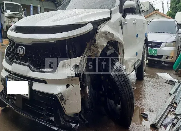 Photo 2 of 22: 2021 Kia Sorento, VIN KNARK81BHMA030542 — Korean insurance auction