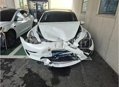 Photo 1 of 11: 2022 Tesla Model 3 Long Range — Korean insurance auction
