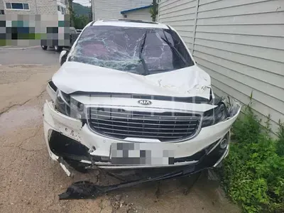 Photo 1 of 8: 2017 Kia Carnivals — Korean insurance auction