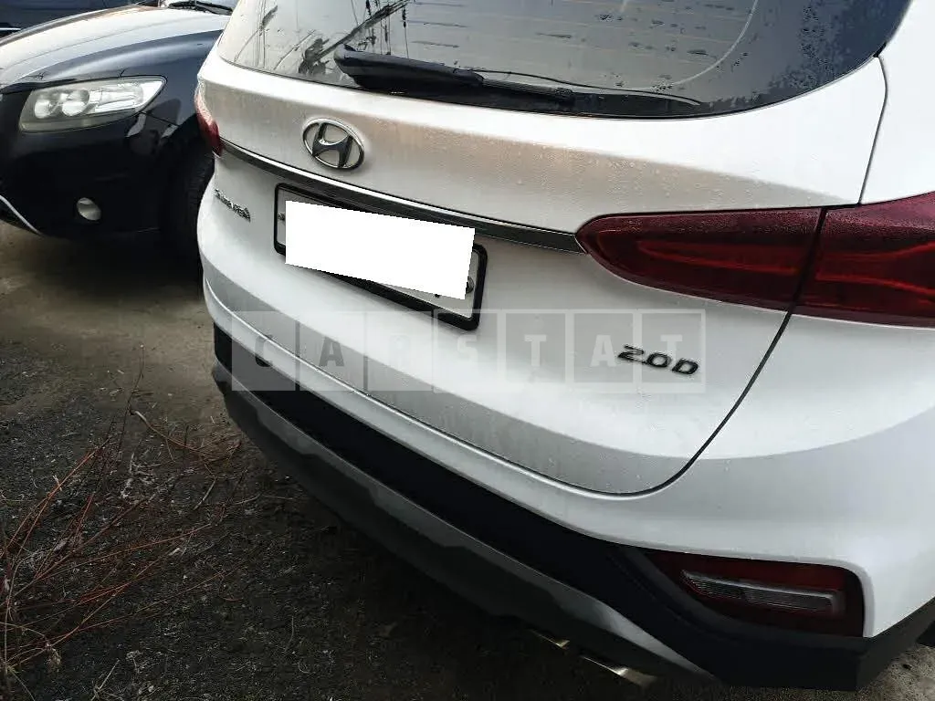 Photo 2 of 29: 2018 Hyundai Santa Fe, VIN KMHS281BBKU063478 — Korean insurance auction