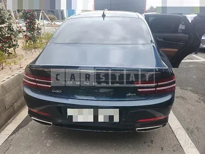 Photo 1 of 50: 2021 Genesis G80 2.5T, VIN KMTGB41CDMU073147 — Korean insurance auction