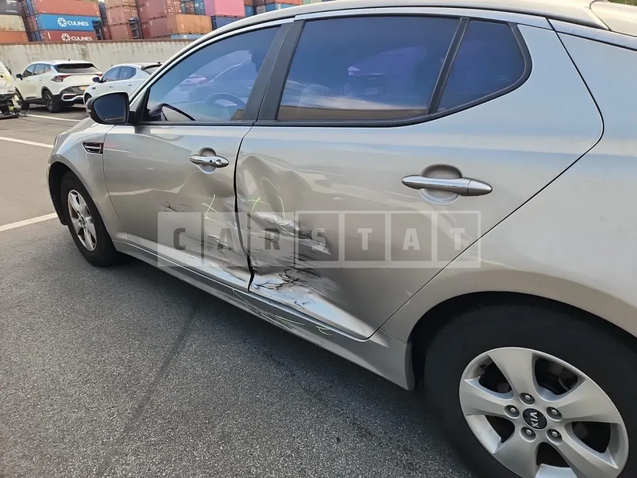 Photo 2 of 8: 2015 Kia K5, VIN KNAGN418BFA568838 — Korean insurance auction