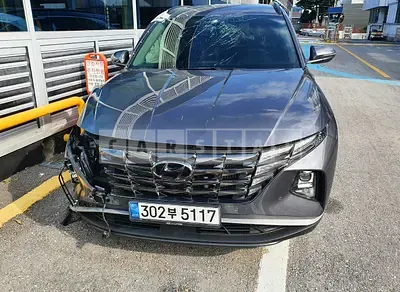 Photo 1 of 25: 2021 Hyundai Tucson, VIN KMHJC81BGMU009847 — Korean insurance auction