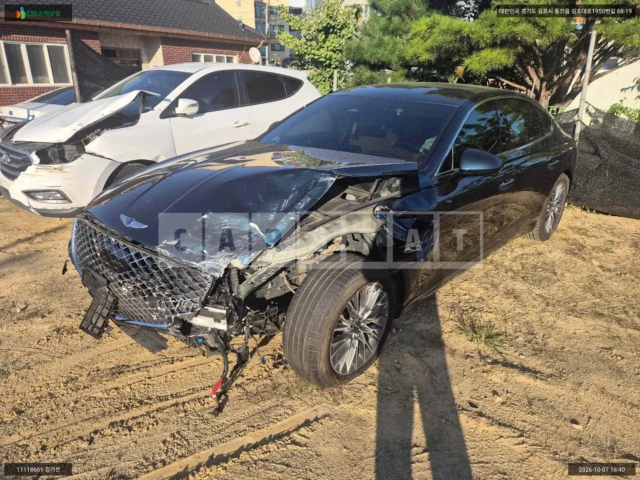 Photo 2 of 18: 2022 Genesis G80, VIN KMTGB41CBNU124926 — Korean insurance auction