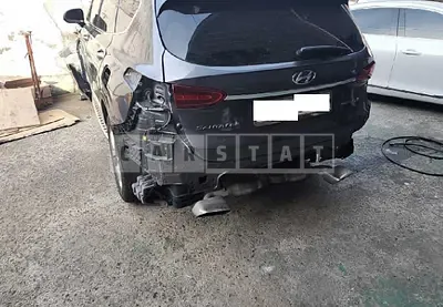 Photo 1 of 18: 2020 Hyundai Santa Fe, VIN KMHS581CDLU238791 — Korean insurance auction
