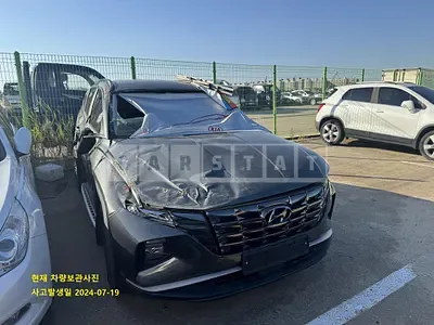 Photo 1 of 17: 2021 Hyundai Tucson, VIN KMHJB81BGMU075419 — Korean insurance auction