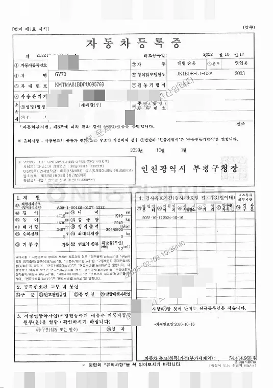Photo 2 of 13: 2022 Genesis GV70 AWD, VIN KMTMA81BDPU095769 — Korean insurance auction