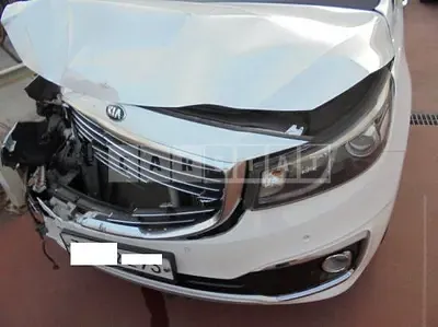 Photo 1 of 16: 2017 Kia Carnival, VIN KNAMC81ABHS314482 — Korean insurance auction